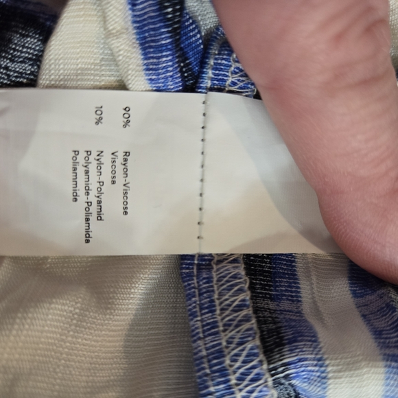 Cupshe Navy and Cream Patterned Maxi Dress - Picture 8 of 16